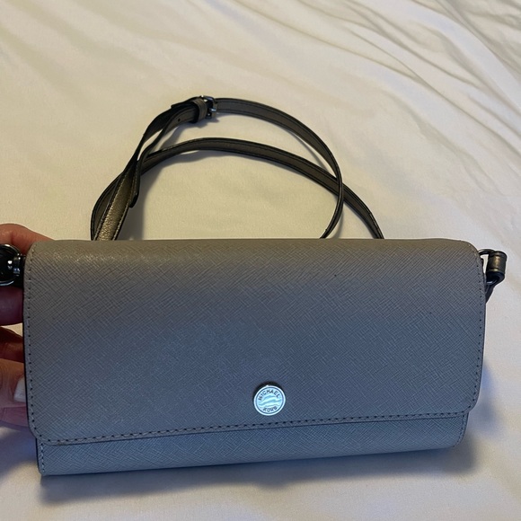 Michael Kors Gray Crossbody Bag - Picture 1 of 8